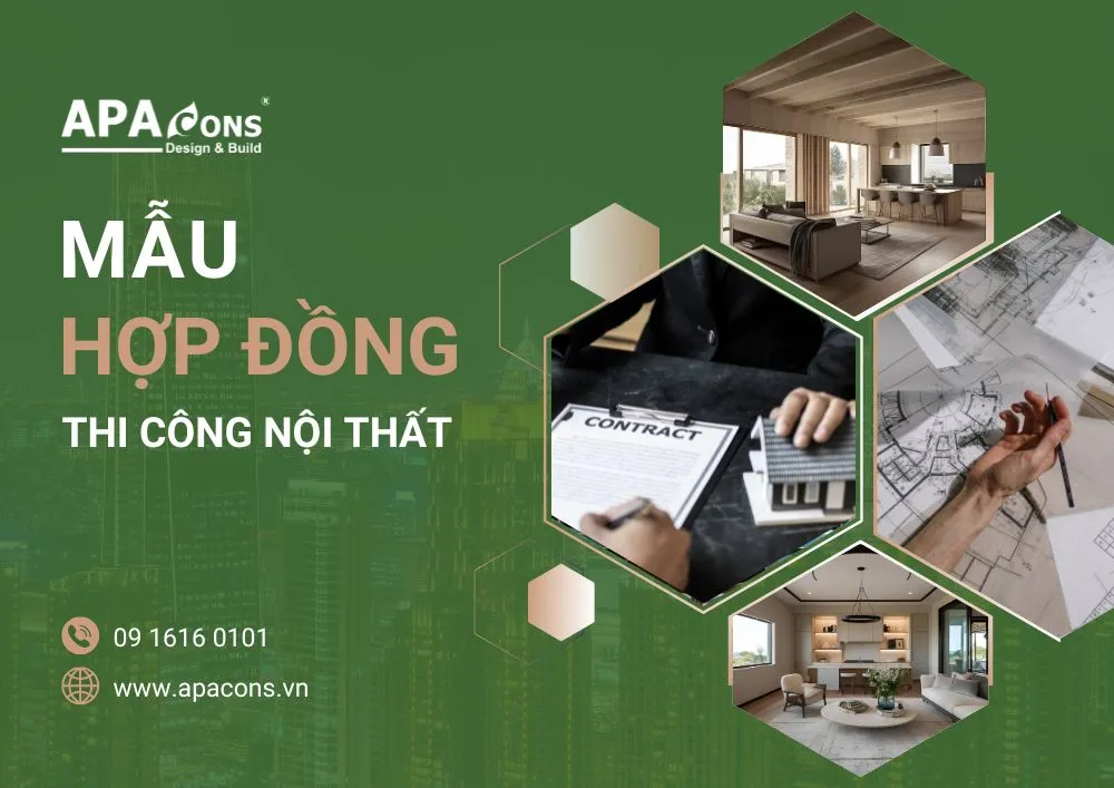 Mẫu Hợp Đồng Thi Công Nội Thất Chuẩn Nhất 2025