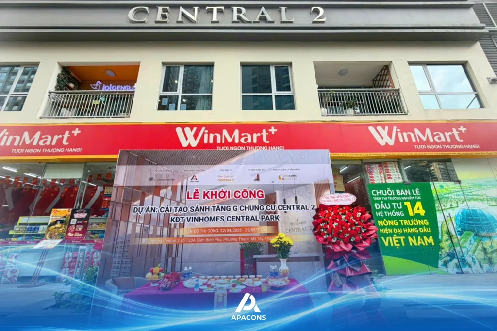 Lễ Khởi Công Dự Án Cải Tạo Sảnh Chung Cư Toà Nhà Central 2