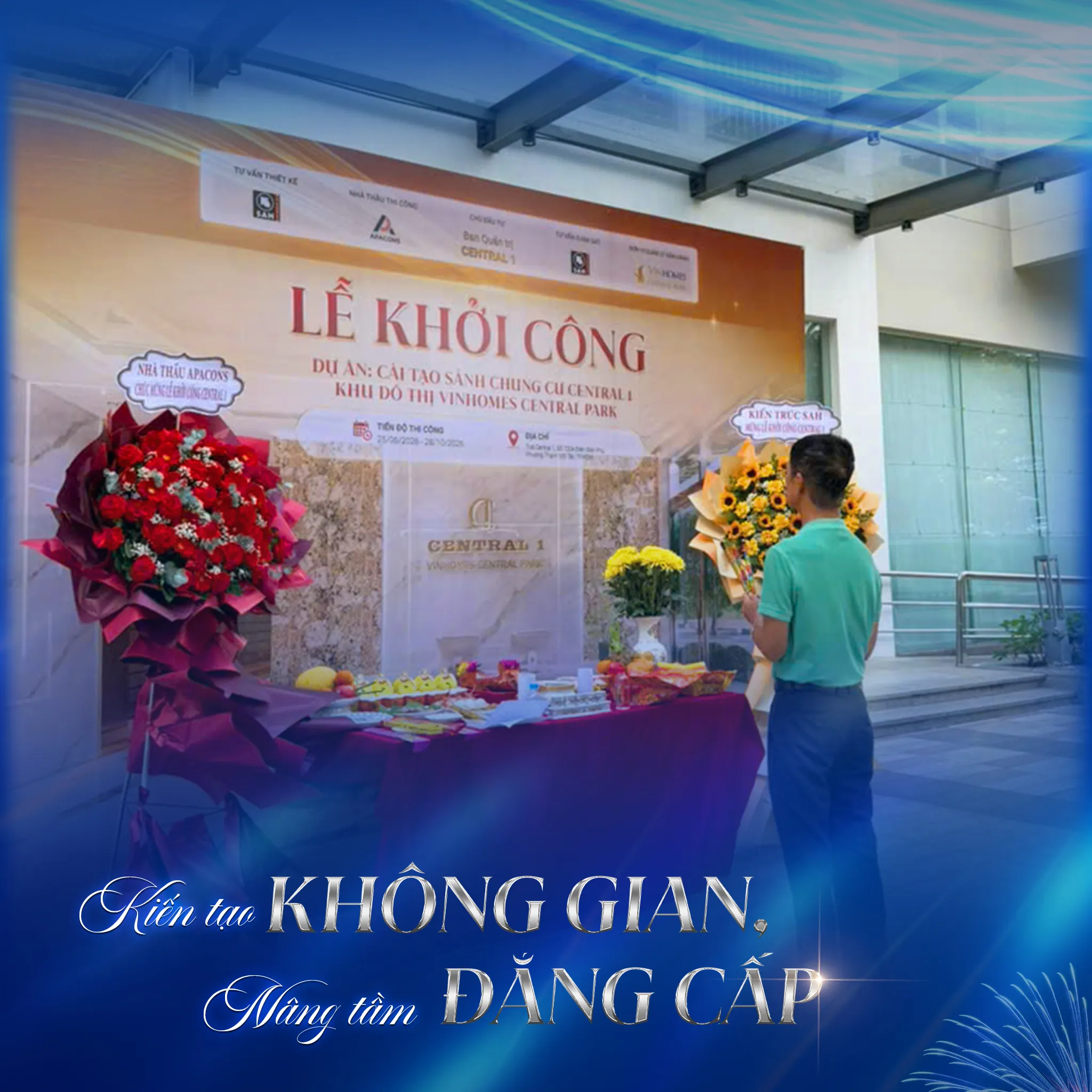 Lễ Khởi Công Dự Án Cải Tạo Sảnh Chung Cư Central 1