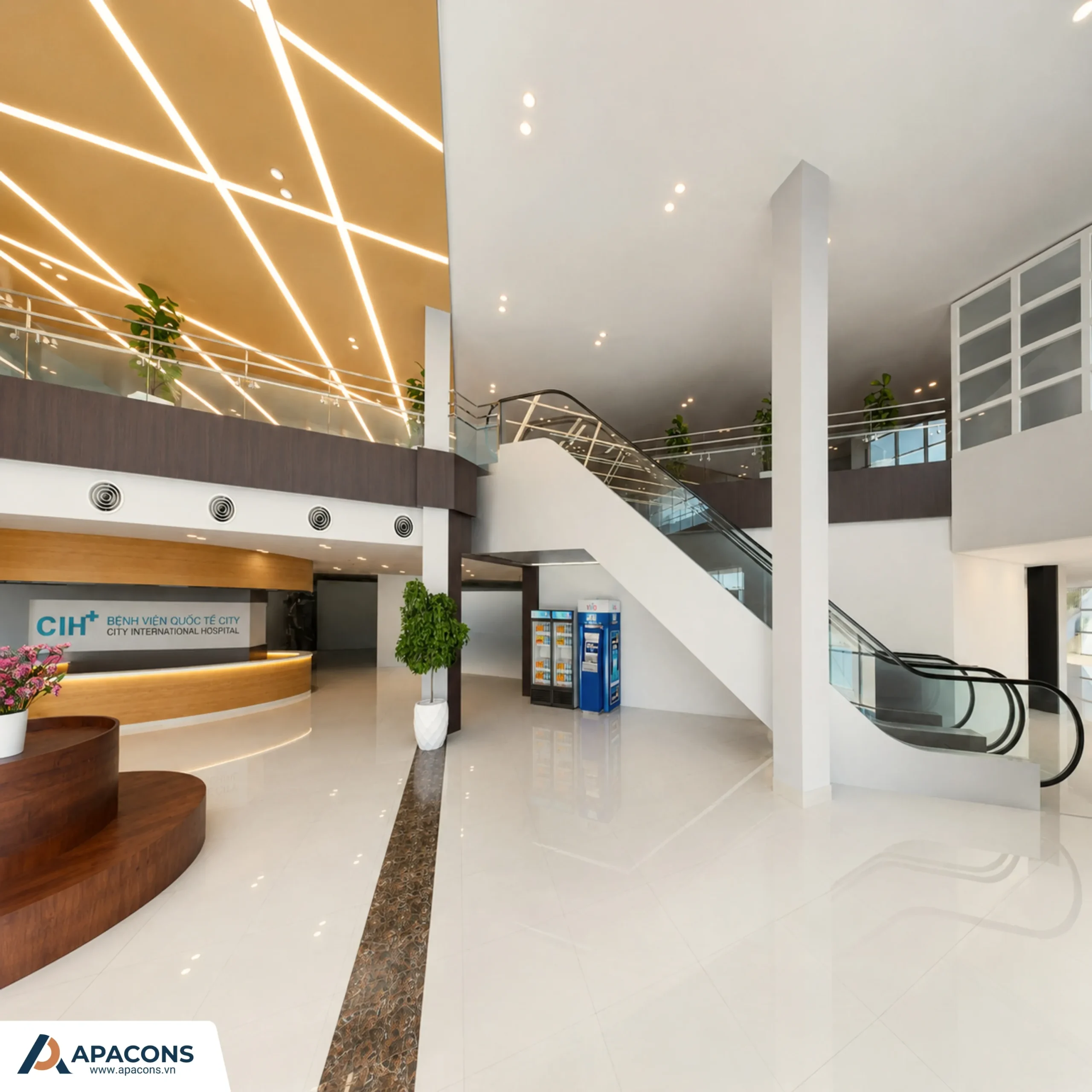 Cải Tạo Thang Cuốn Thang Bộ Bệnh Viện Quốc Tế City (CIH)